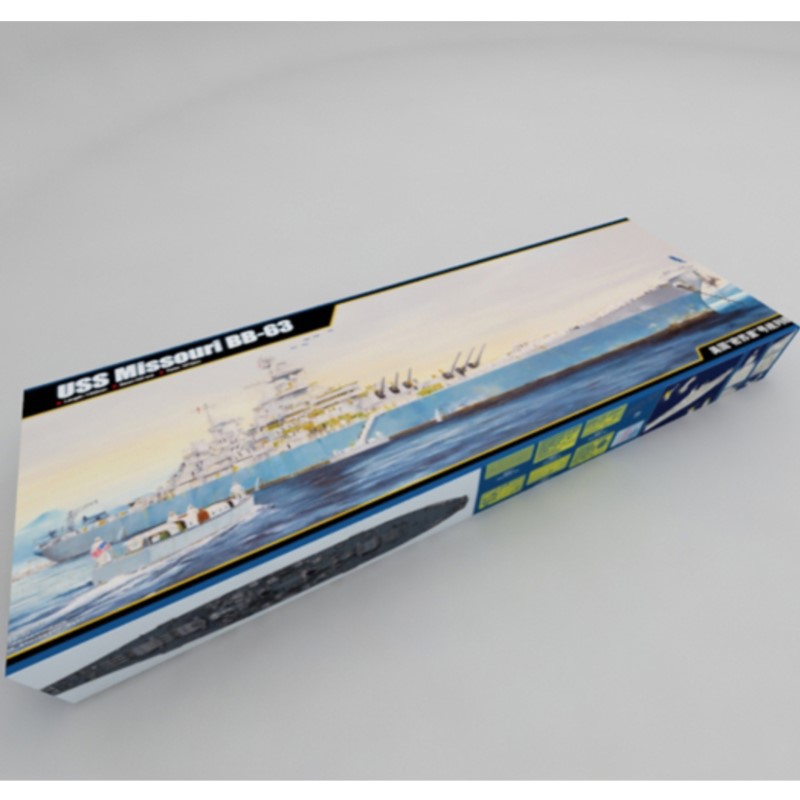 Model Kit Uss Missouri - Trumpeter 03705 Scala 1/200 USS Missouri