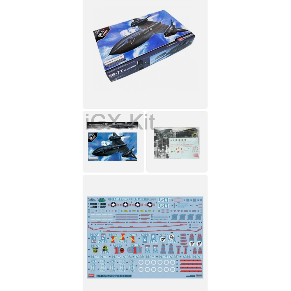 Model Kit Academy - Academy 12448 Scala 1/72 US SR-71