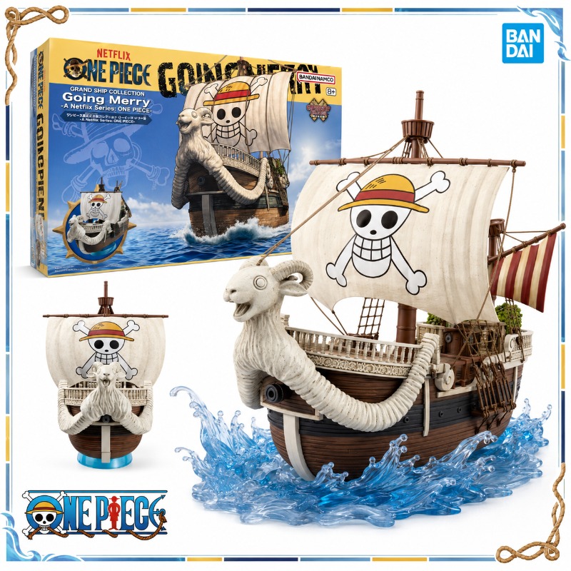 Model Kit One Piece Going Merry - Bandai Originale One Piece Serie Netflix