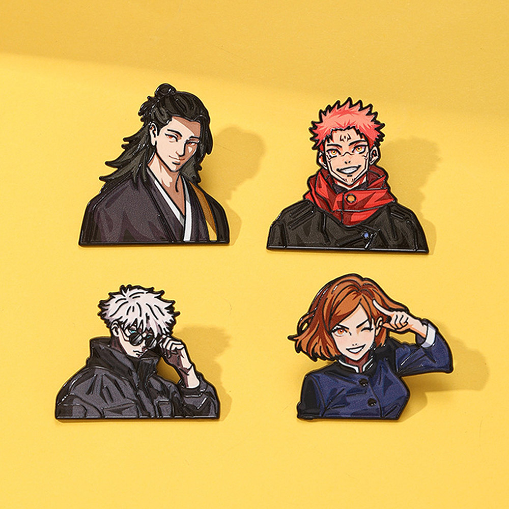 Model Kit Jujutsu Kaisen - Set di 4 Spille Anime Jujutsu