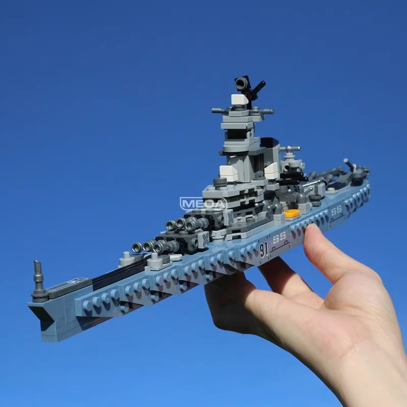 Model Kit Uss Missouri - 630 Pezzi USS Missouri BB-63 Kit