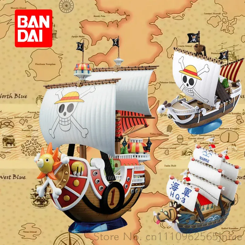 Model Kit One Piece Going Merry - Kit Modello Nave Pirata Assemblabile Bandai