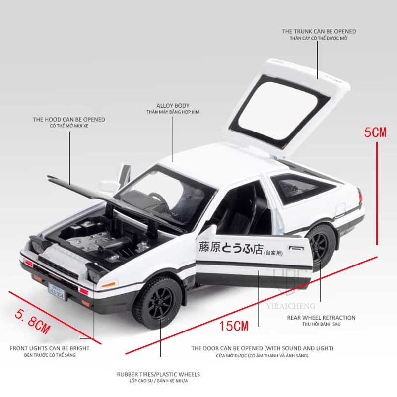 1/32 INITIAL D AE86 Modello di - Model Kit Initial D recensione e prezzo