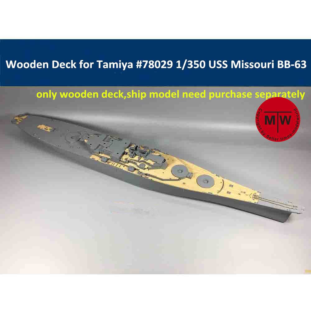 Ponte in legno in scala 1/350  - Model Kit Uss Missouri recensione e prezzo
