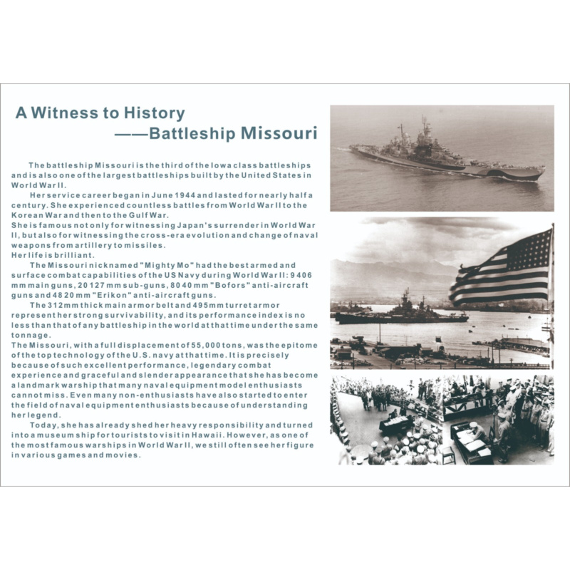 Kit standard Missouri USS 1/70 - Model Kit Uss Missouri recensione e prezzo