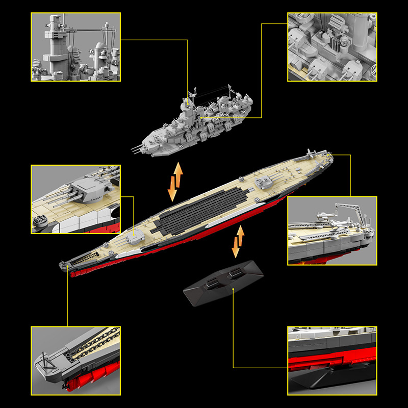 Militare 1:300 USS Missouri Bu - Model Kit Uss Missouri recensione e prezzo