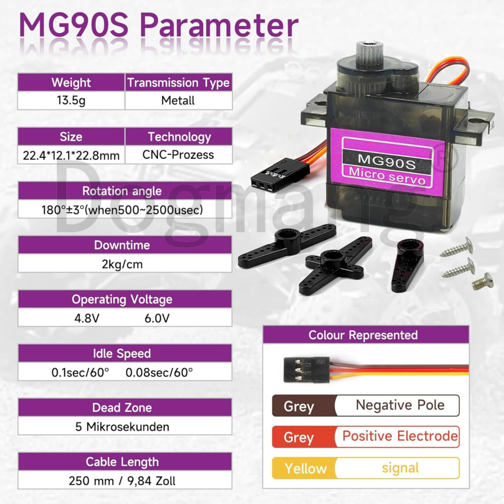 MG90S Servo 1/2/4/10/20/50 pez - Model Kit Ship recensione e prezzo