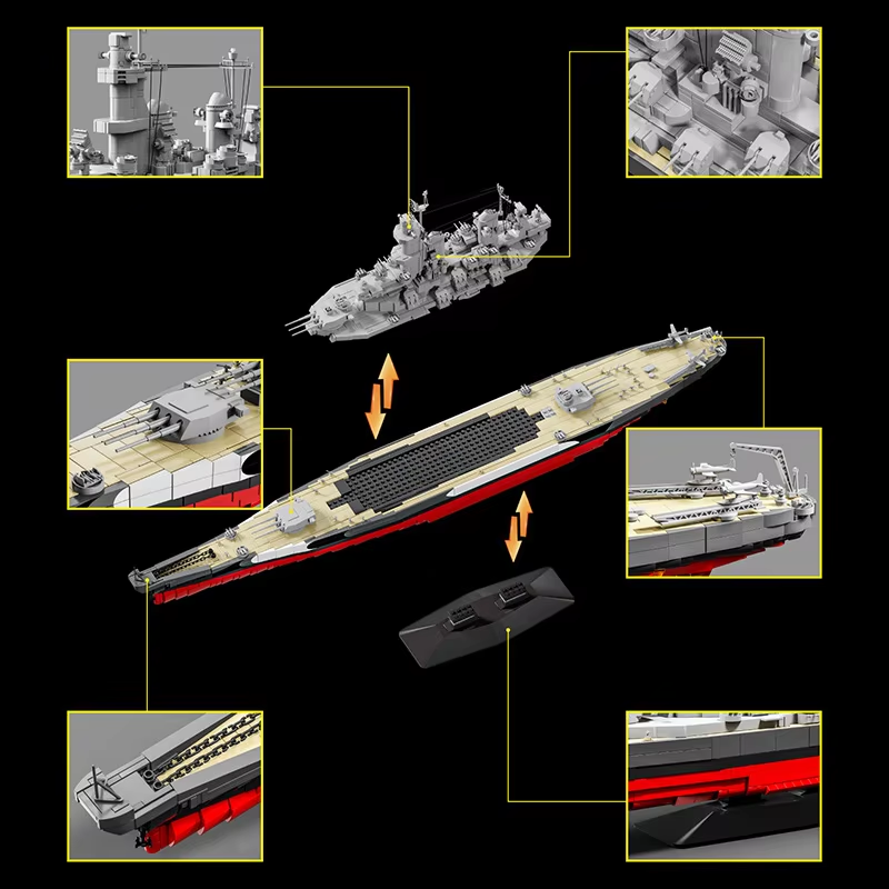 Kit di Costruzione Modello Nav - Model Kit Uss Missouri recensione e prezzo